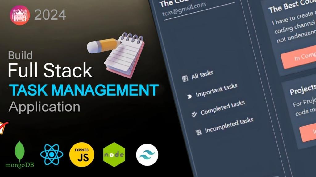 Full Stack Task Management Application (MERN + Tailwind)